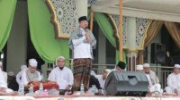 Bupati Tanjab Barat Hadiri Peringatan Isra Mikraj Nabi Muhammad SAW 1445 H di Masjid Nurul Jami Kelurahan Patunas