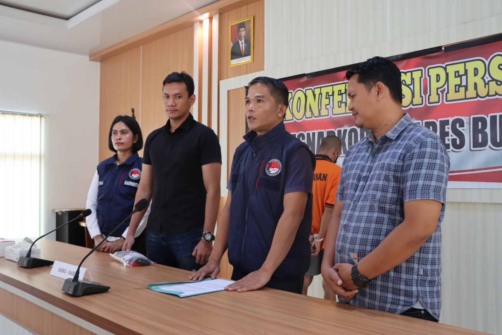 foto kasatnarkoba polresbungo pressrealease