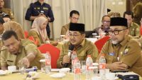Bupati Tanjabbar Ikuti Rakor Sinergi dan Penguatan Pemberantasan Korupsi Kepala Daerah Se-Provinsi Jambi.