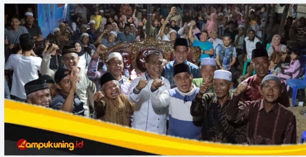 Tumpah Ruah, Ratusan Masyarakat Tanjung Agung Antusias Siap Menangkan JADI