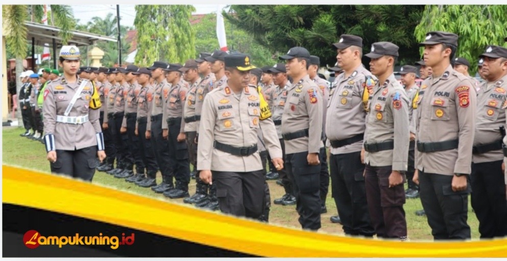 Kapolres Bungo AKBP Natalena Eko Cahyono Pimpin Apel Operasi Zebra 2024