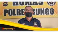 Personil Polres Bungo Berikan Pengamanan di 8 Titik Lokasi Kampanye Paslon Gubernur dan Paslon Bupati