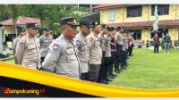 Operasi Mantap Praja 2024 : Personil Polres Bungo Mengamankan Jalanya Kegiatan Kampanye di 16 Titik Lokasi 