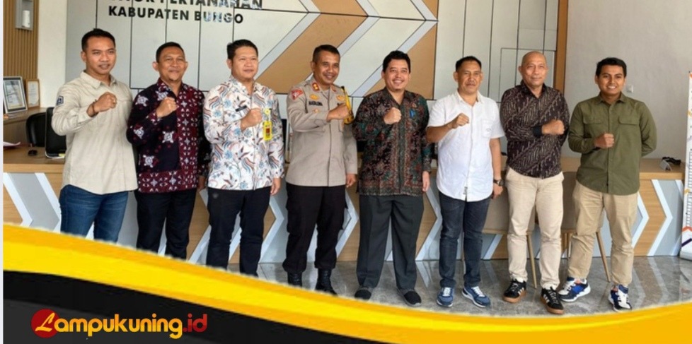 Kapolres Bungo Bersinergi Dengan Kepala BPN Bungo Dukung Program Ketahanan Pangan.