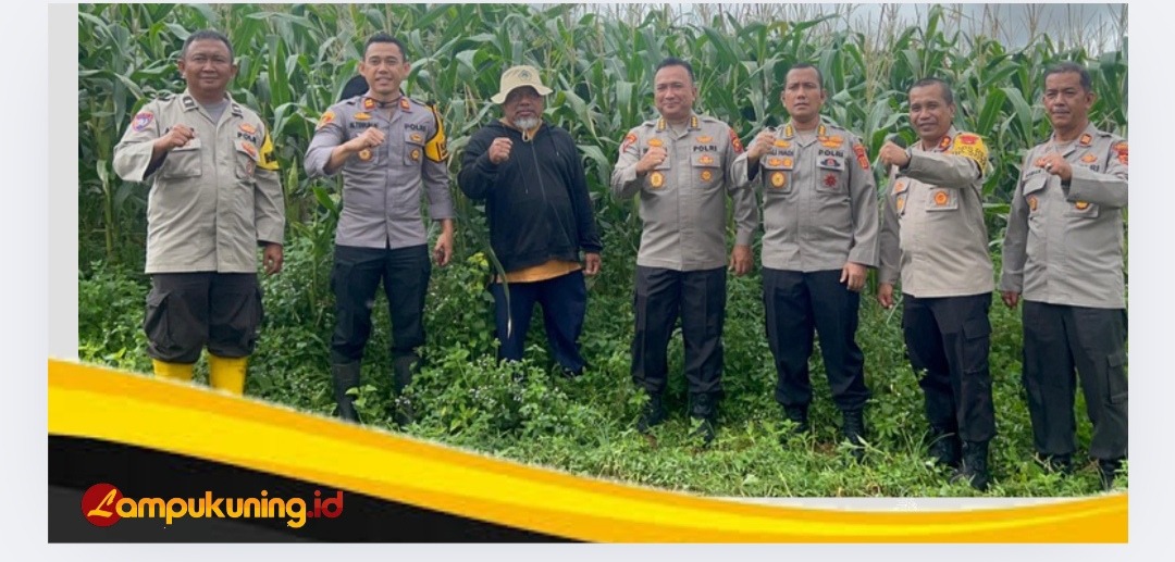 Kapolres Bungo Dampingi Tim Supervisi dan Asistensi Program Ketahanan Pangan Polda Jambi