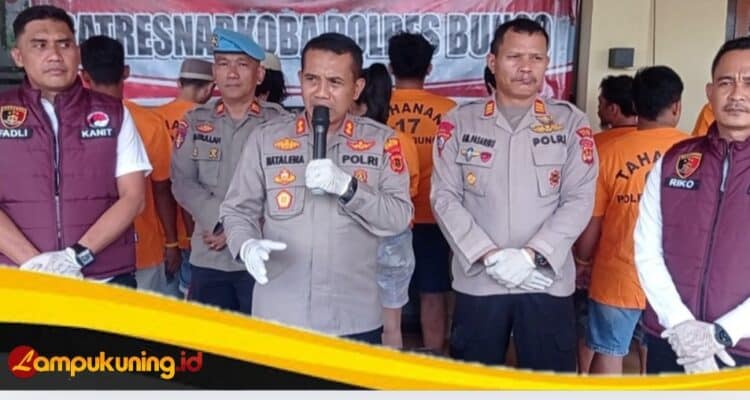 Polres Bungo Mengamankan 15 Orang Terduga Pelaku Penyalahgunaan Narkotika
