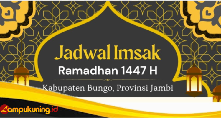 Pemda Bungo Rilis Jadwal Imsak Ramadhan 1447 H/2026 M