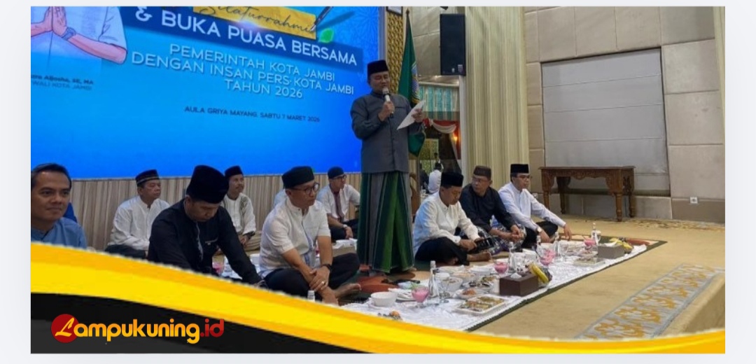Walikota Jambi Gelar Buka Puasa Bersama Insan Pers, Ajak Media Kolaborasi Bangun Kota