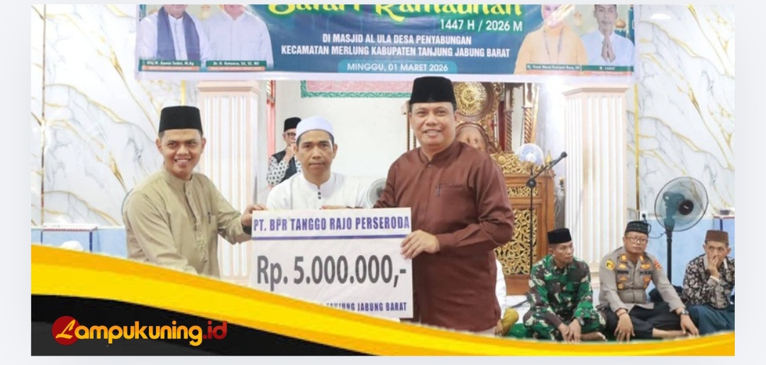 Pemkab Tanjab Barat Gelar Safari Ramadan di Masjid Al-Ula Desa Penyabungan, Pererat Silaturahmi dengan Masyarakat