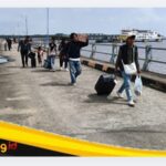 H-5 Jelang Idul Fitri Sudah Mengalami Lonjakan di Pelabuhan Penyeberangan Roro Kuala Tungkal.