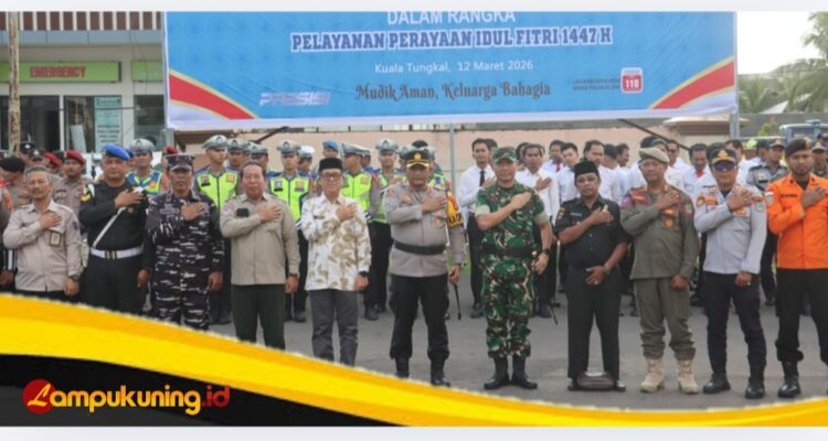 Pastikan Mudik Aman dan Nyaman, Polres Tanjab Barat Gelar Apel Pasukan Operasi Ketupat 2026