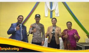 IMG_20260407_091453 Personil Polsek Pelepat Laksanakan Pengamanan Ibadah Peringatan Wafat dan Kenaikan Isa Almasih