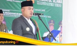 Bupati Tebo Hadiri Apel Akbar dan Kirab Harlah NU ke-100 Masehi PCNU Kabupaten Tebo