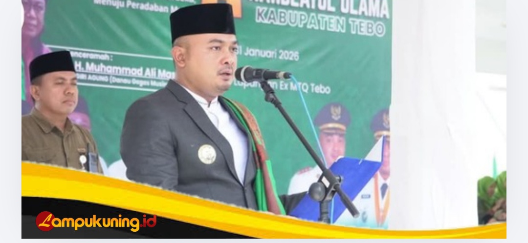 Bupati Tebo Hadiri Apel Akbar dan Kirab Harlah NU ke-100 Masehi PCNU Kabupaten Tebo