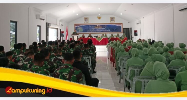 Kunker ke Tanjab Barat, Danrem 042/Gapu Tegaskan Prajurit Dilarang Terlibat Tambang Ilegal.