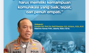 Wakapolri Komjen Pol Dedi Prasetyo: Humas Polri Bukan Hanya Sekadar Juru Bicara, Melainkan Strategic Communication Hub