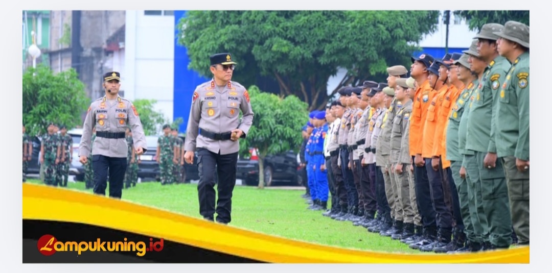 Apel Kesiapsiagaan Karhutla dan Pengendalian Massa, Kapolda Jambi Tekankan Respons Cepat dan Terukur