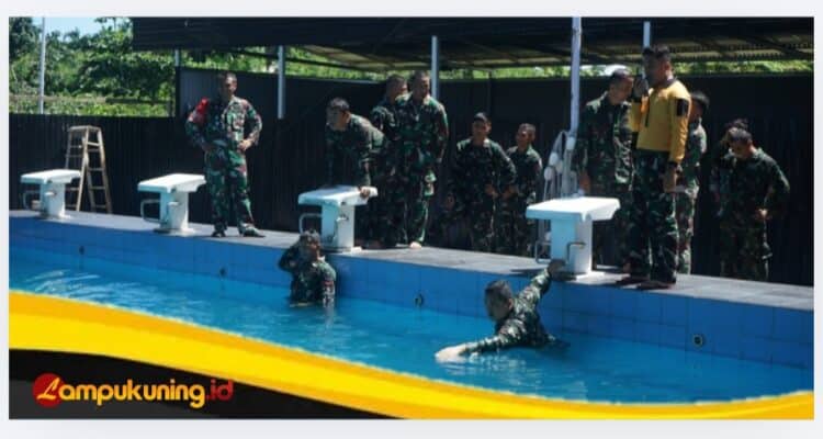 IMG_20260422_141318 Uji Fisik Prajurit, Kodim 0416/Bute Gelar Ketahanan Mars dan Renang Militer
