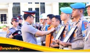 Polda Jambi Gelar Upacara PTDH, Empat Personel Diberhentikan Tidak Dengan Hormat