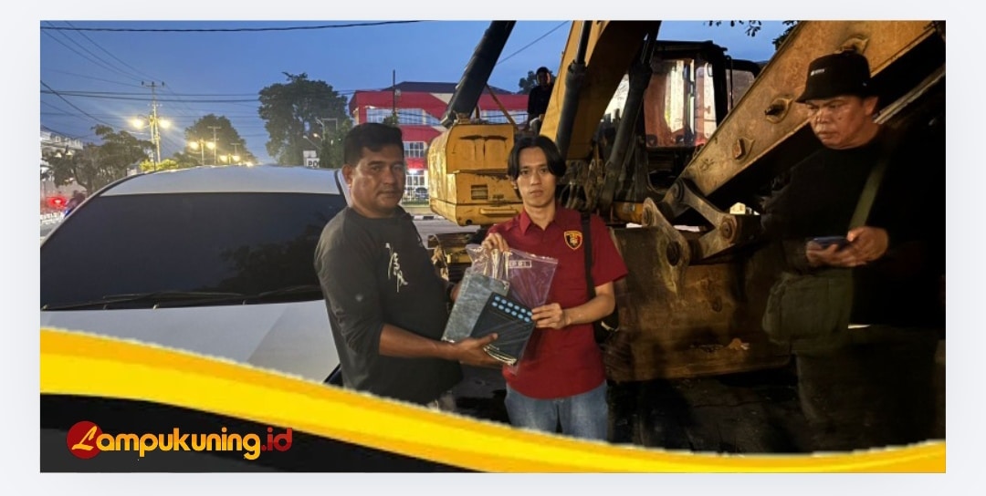 Polres Bungo Serahkan Excavator ke Polda Riau, Ini Penjelasan Kasatreskrim AKP Ilham Tri Kurnia
