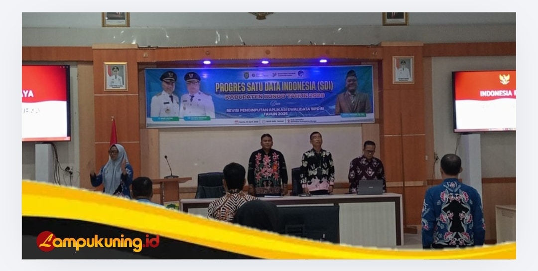 Diskominfo Bungo Gelar Rakor SID Serta Revisi Penginputan e-Walidata SIPD RI Tahun 2025
