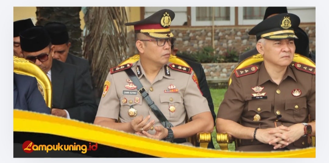 Kapolres Bungo AKBP Zamri Elfino Hadiri Upacara Hardiknas dan Otonomi Daerah 2026