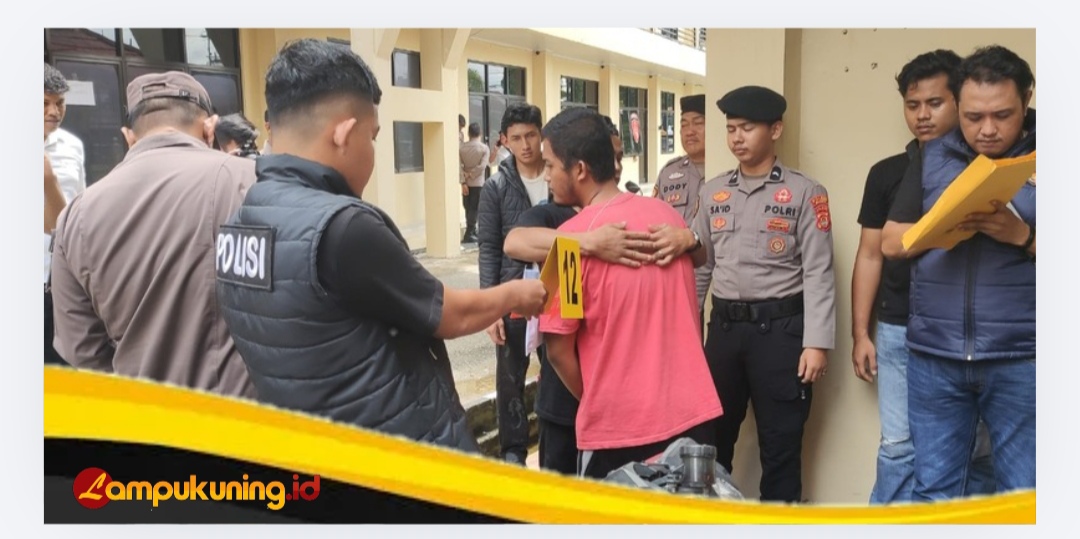 Polres Bungo Gelar Rekontruksi Kasus Pembunuhan yang Terjadi Di Tanah Tumbuh 