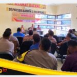 Polsek Bathin II Pelayang Bahas Peti,Narkoba,Hiburan Malam Bersama Datuk Rio dan Kepala Kampung