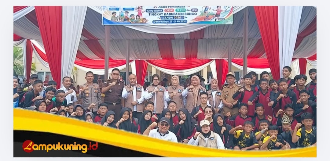 Kapolres Bungo Diwakili Kasat Samapta Hadiri Pembukaan Ajang Talenta Tingkat Kabupaten Bungo 2026