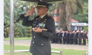 Dandim 0416/Bute Pimpin Upacara Harlah Pancasila dan Harkitnas di Kabupaten Bungo