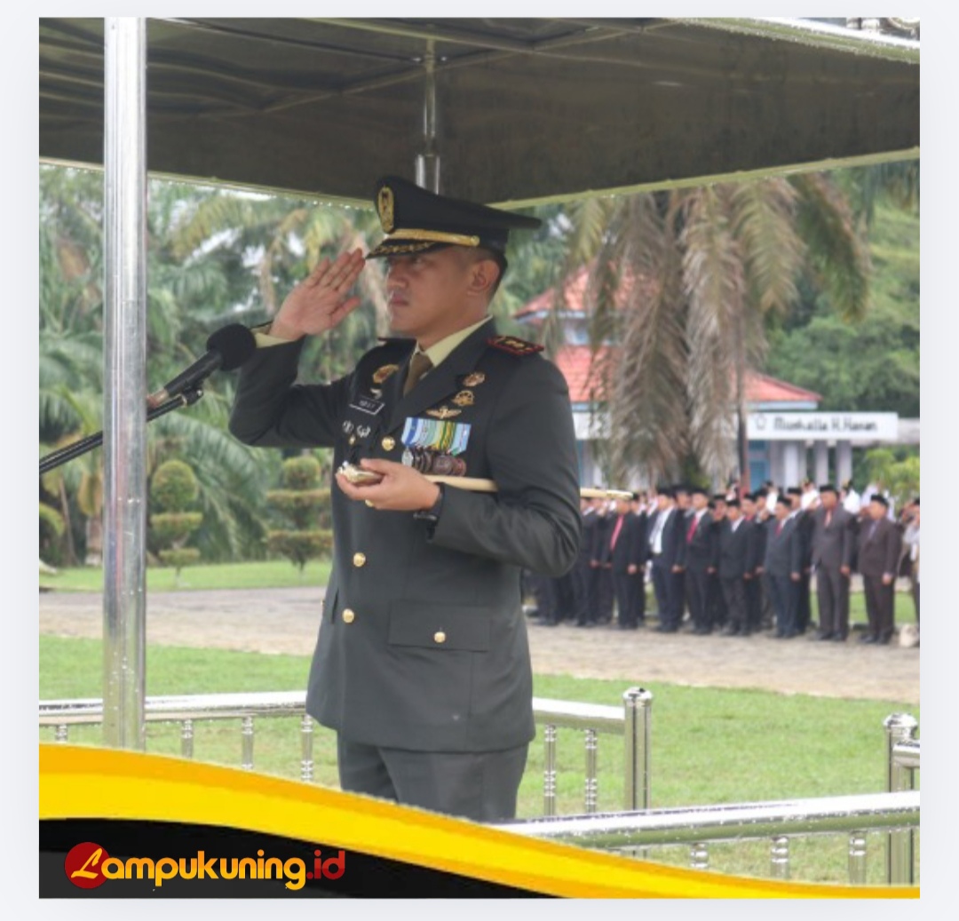 Dandim 0416/Bute Pimpin Upacara Harlah Pancasila dan Harkitnas di Kabupaten Bungo
