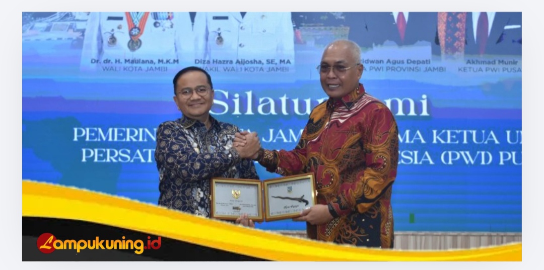 Wali Kota Jambi Maulana Jamu Ketum PWI Pusat, Bahas Peran Strategis Pers untuk Daerah