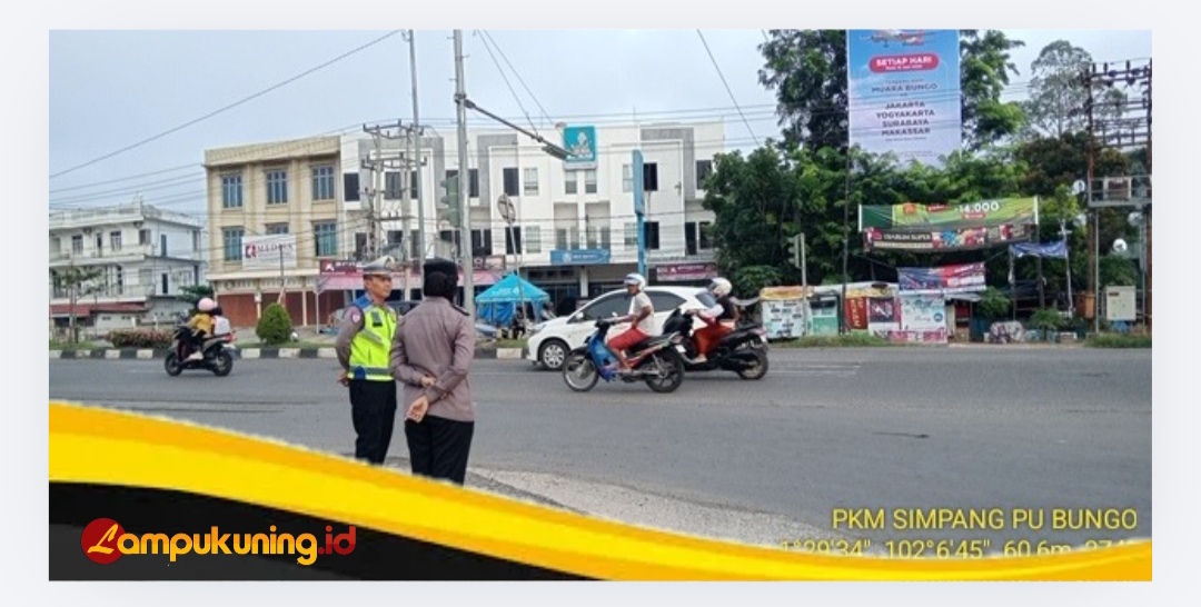 Polres Bungo Gencar Gelar PKM Pagi Hari, Wujudkan Keamanan dan Kelancaran Aktivitas Warga
