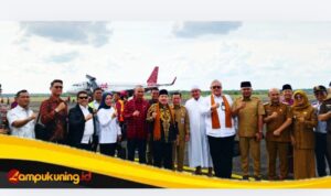 IMG_20260615_163709 Bupati Bungo Dedy Putra Dampingi Gubernur Jambi Sambut Penerbangan Perdana Batik Air