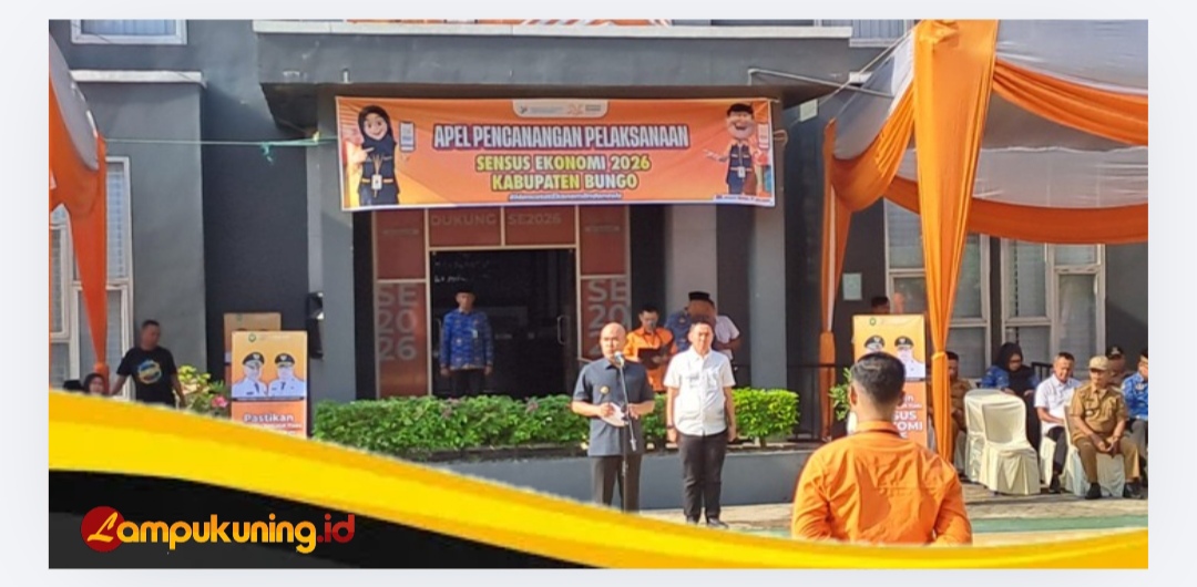 Bupati Dedy Putra Pimpin Pencanangan Sensus Ekonomi 2026 di Bungo: Pemetaan Ekonomi Akurat untuk Pembangunan Tepat Sasaran
