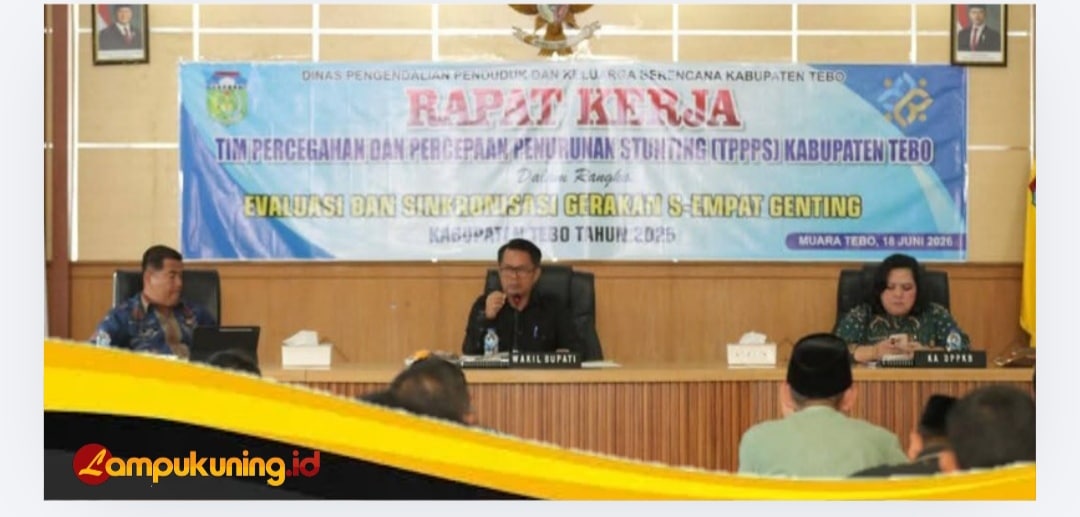 Evaluasi Program Sempat Genting, Wabup Tebo Nazar Efendi Tekankan Sinergi Lintas Sektor untuk Kesejahteraan Masyarakat