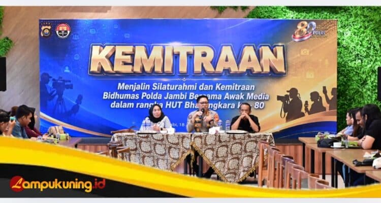 Polda Jambi Perkuat Sinergi dengan Awak Media melalui Kegiatan Kemitraan