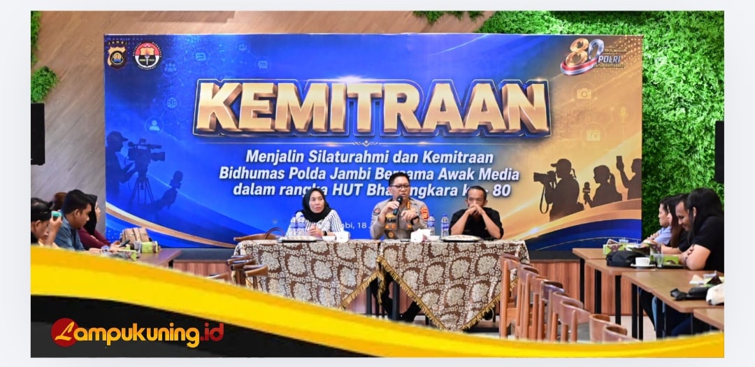 Polda Jambi Perkuat Sinergi dengan Awak Media melalui Kegiatan Kemitraan