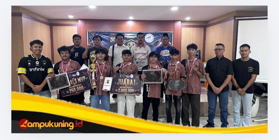 Kapolres Cup Road to E-Sports Kapolri Cup 2026 Sukses Digelar, Tim Bear Juarai Turnamen di Bungo