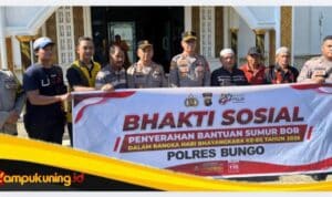 Jelang Hari Bhayangkara Ke-80 Polri Untuk Masyarakat, Kapolres Bungo Resmikan Sumur Bor di Masjid Baiturrahman
