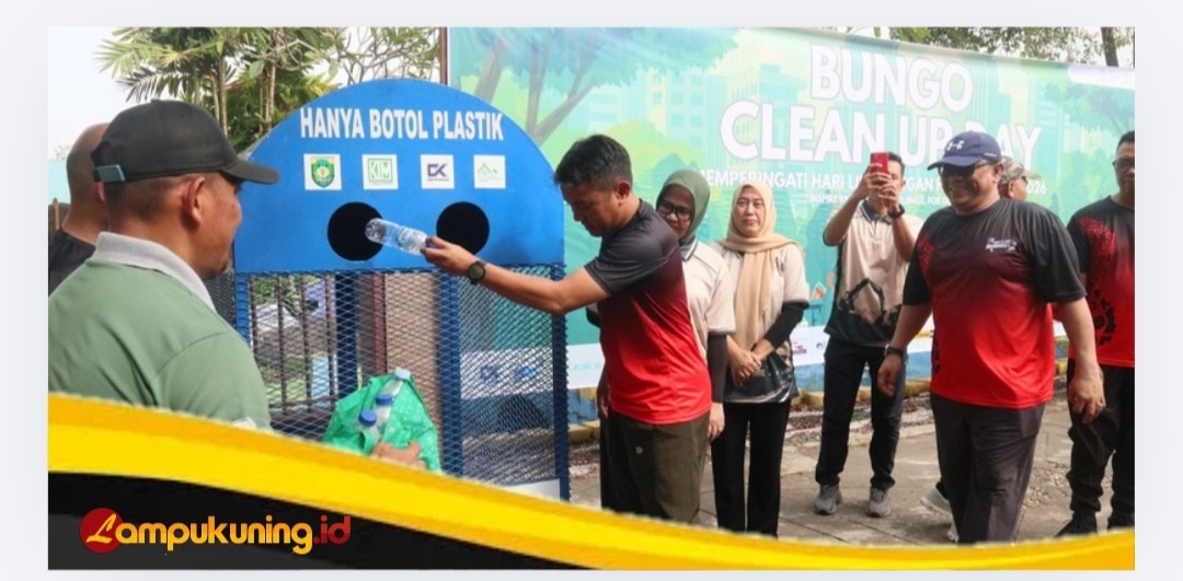 Dandim 0416/Bute Hadiri Bungo Clean Up Day, Wujud Nyata Kepedulian Terhadap Lingkungan