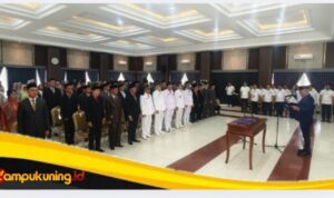 Bupati Tebo Agus Rubiyanto Lantik Sejumlah Pejabat Administrator, Pengawas, dan Fungsional.