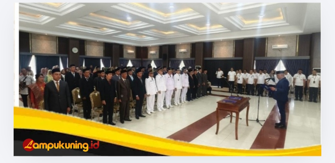 Bupati Tebo Agus Rubiyanto Lantik Sejumlah Pejabat Administrator, Pengawas, dan Fungsional.