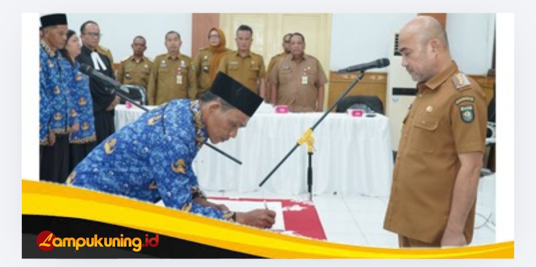 Daftar 56 Kepala Sekolah SDN dan SMPN yang  Dilantik Bupati Bungo H. Dedy Putra