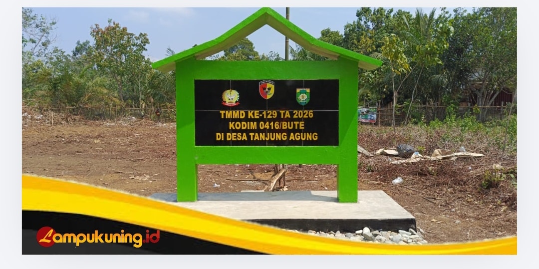 Tugu TMMD Ke-129 Kodim 0416 Bute, Simbol Kemanunggalan TNI dan Rakyat Selesai Dibangun