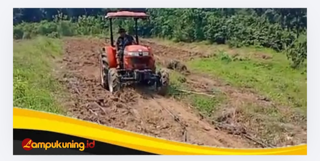 Percepat Kesejahteraan, Satgas TMMD Ke-129 Kodim 0416/Bute  Buka Lahan Ketahanan Pangan  Bagi Warga Desa Tanjung Agung 