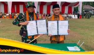 TMMD Ke-129 Resmi Dibuka, Dandim 0416/Bungo Tebo: Wujud Sinergi TNI, Pemerintah Daerah dan Masyarakat Bangun Desa
