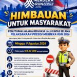Jelang Presisi Merdeka Run 2026: Polda Jambi Tetapkan Penutupan Jalan dan Rekayasa Lalu Lintas