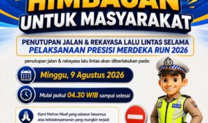 Jelang Presisi Merdeka Run 2026: Polda Jambi Tetapkan Penutupan Jalan dan Rekayasa Lalu Lintas