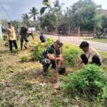 IMG-20260808-WA0017 Bersama Datuk Rio dan Perangkat Desa,Satgas TMMD Ke-129 Kodim 0416 Tanam Pohon Buah-Buahan